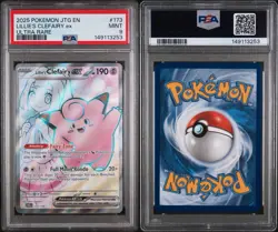 Pokemon TCG Lillie's Clefairy EX Journey Together 173/159 Ultra Rare - Image 3