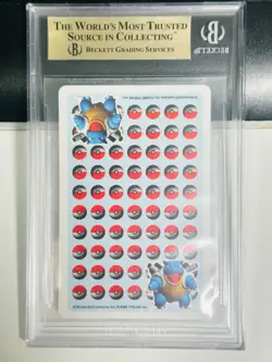 1998 Pokemon Zapdos- Blue 3D Poker Deck Playing Cards- Japanese- BGS 9.5 - Image 2