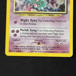 Misdreavus 11/64 Double Holo Error Rare Neo Revelation 2000 WOTC Pokemon English - Image 4