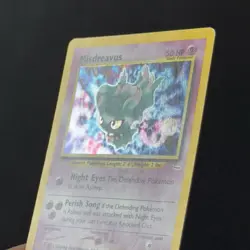 Misdreavus 11/64 Double Holo Error Rare Neo Revelation 2000 WOTC Pokemon English - Image 5