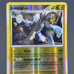 Luxray 5/99 Arceus Platinum Reverse Holo Rare Pokemon Card TCG Level LV. 53 2009 - Image 3
