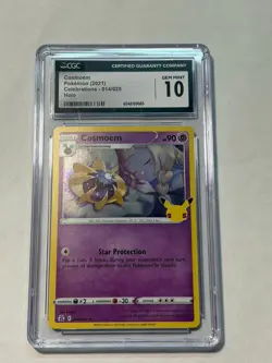 2021 POKEMON CELEBRATIONS #014 COSMOEM CGC 10 - Image 1