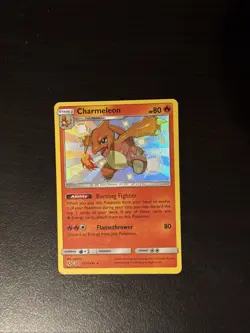 Pokemon TCG Charmeleon Hidden Fates Holo Card SV7/SV94 - Image 1