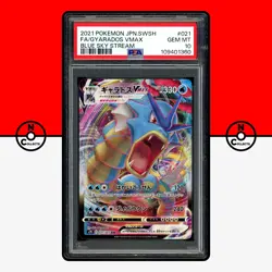 Pokemon PSA 10 Gyarados VMAX 021/067 Blue Sky Stream s7R Japanese - Image 1