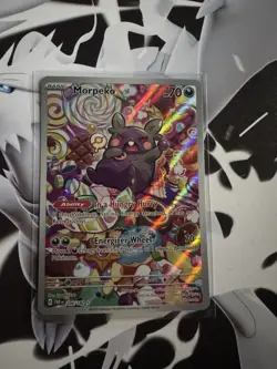 (a) Morpeko - Illustration Rare Paradox Rift 206/182 IR Pokemon Card NM-MT - Image 1