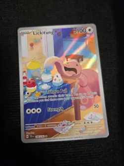 Lickitung 180/162 Sv05: Temporal Forces Holo Pokemon TCG Illustration Rare - NM - Image 1