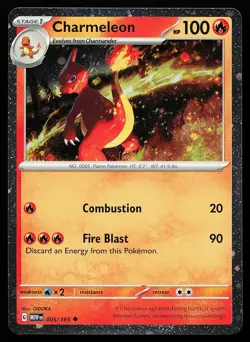 Charmeleon 005/165 Cosmos Holo Scarlet & Violet 151 Promo Pokemon Card - Image 1