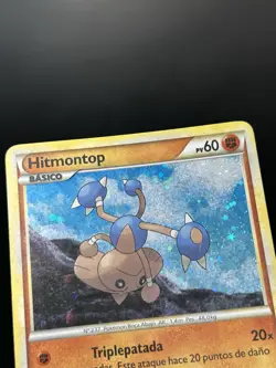 Spanish Hitmontop 5/123 (Cosmo Holo) - Pokemon HeartGold SoulSilver Card - HP - Image 2