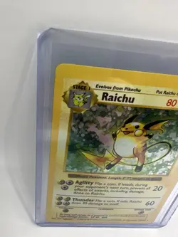 Raichu Holo Rare Vintage 014/102 Base Set Holo Unlimited Pokemon Card Wotc Holo - Image 2