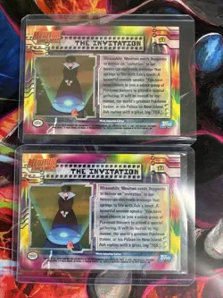 1999 Topps Pokemon Mewtwo Strikes Back #13 The Invitation Regular and Holo Foil - Image 2