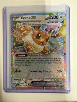 Pokemon TCG Eevee EX 75/131 Prismatic Evolutions Double Rare Holo - Image 1