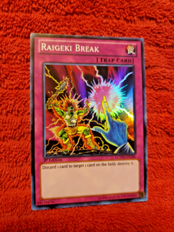 Raigeki Break LCYW-EN286 Super Rare 1st Edition NM YuGiOh TCG - Image 1