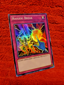 Raigeki Break LCYW-EN286 Super Rare 1st Edition NM YuGiOh TCG - Image 1