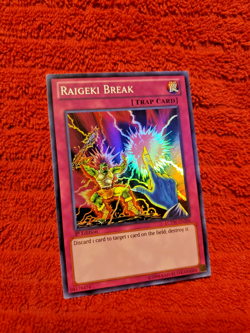 Raigeki Break LCYW-EN286 Super Rare 1st Edition NM YuGiOh TCG - Image 1