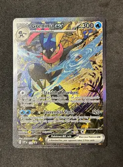 Greninja EX Full Art Shrouded Fable Promo #SVP132 Pokemon Card TCG NEAR MINT - Image 1