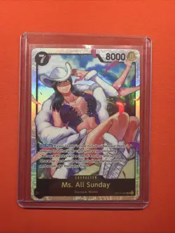 Ms. All Sunday OP14-084 The Azure Sea's Seven SR Foil One Piece - Image 1