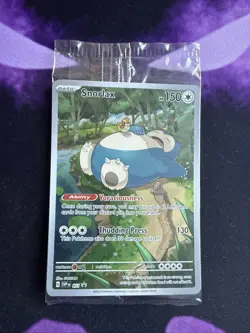 Snorlax SVP EN 051 Black Star Promo Scarlet & Violet Pokemon 151 Card - SEALED - Image 1