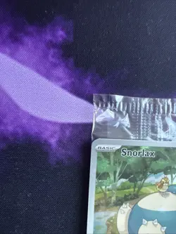 Snorlax SVP EN 051 Black Star Promo Scarlet & Violet Pokemon 151 Card - SEALED - Image 2