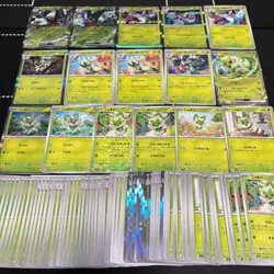 Pokemon Japanese Sprigatito Floragato Meowscarada Cards Lot of 100 Mixed - Image 1