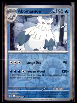 Pokemon Abomasnow 60/182 Destined Rivals Reverse Holo 4 Card Lot - Image 1