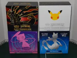 Pokemon S&S Era Elite Trainer Boxes LOT of 4 OPEN with Loose cards - Image 1