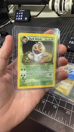 Dark Arbok 2/82 - Pokemon Team Rocket Unlimited Holo Rare Card WOTC LP 2x Swirl! - Image 2