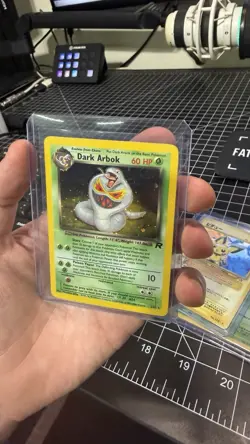 Dark Arbok 2/82 - Pokemon Team Rocket Unlimited Holo Rare Card WOTC LP 2x Swirl! - Image 3