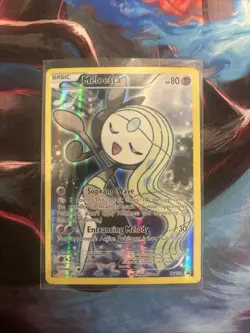 Pokemon TCG Meloetta XY120 Holo Black Star Promo Card Full Art NM - Image 1