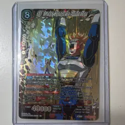 Dragon Ball Super SS Trunks Complete Elimination Secret Rare Holo Battle Card - Image 3
