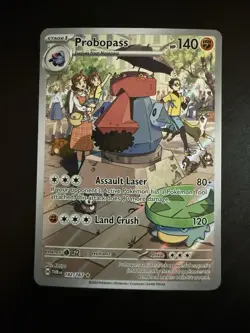 Pokemon TCG Probopass 182/167 Twilight Masquerade Illustration Rare Holo Card - Image 1