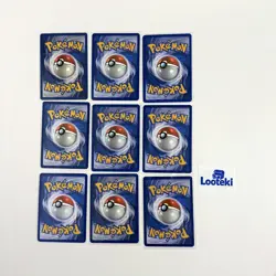 Old Pokemon Card Lot (9 Cards) Vintage Cards - Image 2