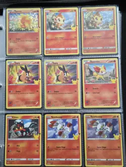 Pokemon McDonald's 25th Anniversary Near Complete Set Holo + NonHolo 40 Cards - Image 3