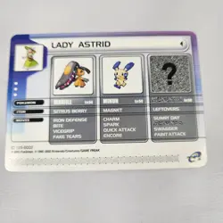 Lady Astrid Pokemon Battle E-Reader Card 2003 Sapphire - Image 5