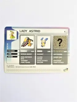 Lady Astrid Pokemon Battle e-Card Sapphire Version - Ruby Version ID 129-B002 - Image 2