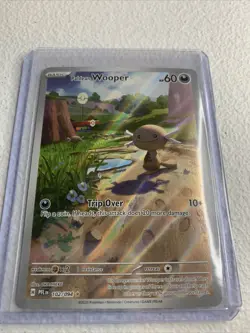PALDEAN WOOPER 102/094 PHANTASMAL FLAMES ART RARE PACK FRESH - POKEMON CARD - Image 1