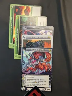 Chaotic Fire And Stone Promo Card Lot Of 10x Single Cards Pack Fresh - Image 2