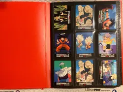 B24 DBZ DRAGON BALL Z CARDS BINDER COLLECTION LOT OLD MULTIPLE SETS MOST VG-NM - Image 1