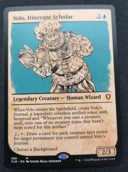 Volo, Itinerant Scholar - Showcase - CLB - MTG - NM - EN - 388 - Image 1