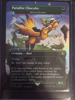 Paradise Chocobo - Birds of Paradise (Borderless) Commander: Final Fantasy Foil - Image 1