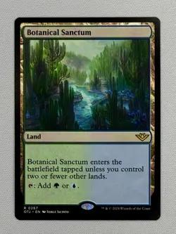 MTG OTJ-0267 Botanical Sanctum - Outlaws of Thunder Junction Rare - Image 1