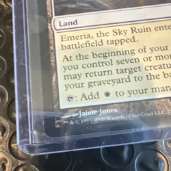 Magic: The Gathering Emeria, the Sky Ruin Zendikar White Rare Land Jaime Jones … - Image 2