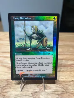 Magic the Gathering- MTG- Crop Rotation 98/143 – Foil – Urza’s Legacy -mint - Image 4