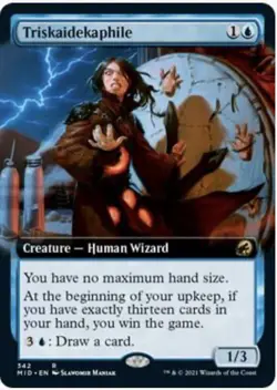 Triskaidekaphile (Extended Art) MID 342 Normal English NM - MTG - Image 1