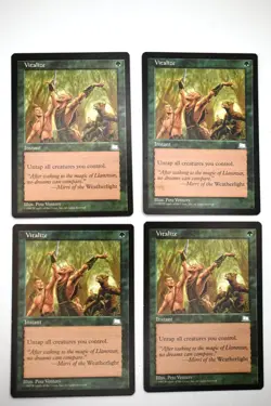 MTG, VITALIZE (x4), WEATHERLIGHT, NM, NEVER BEEN PLAYED - Image 1