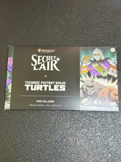 🔥 MTG Secret Lair Drop TMNT FOIL - VHS Villains 🔥 - Image 1