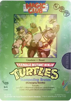 🔥 MTG Secret Lair Drop TMNT FOIL - VHS Villains 🔥 - Image 4