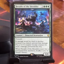 MTG Heralds of the Shredder Vigor Commander: Teenage Mutant Ninja Turtles #53 NM - Image 4