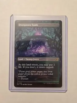 Overgrown Tomb (Borderless) - Lorwyn Eclipsed - NM - Rare - Land - Image 2