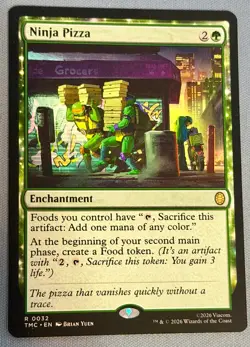 Ninja Pizza 32 NM Teenage Mutant Ninja Turtles Eternal MTG - Image 1