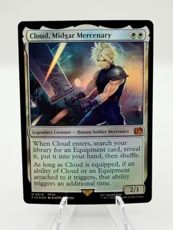 Magic The Gathering - Cloud, Midgard Mercenary - Near Mint - Foil 0010 MTG - Image 1